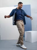 Pantalon cargo 111 beige 1