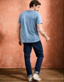 Tee-shirt ALIN en lin, col rond 1