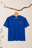 Tee-shirt col V jersey manches courtes 1