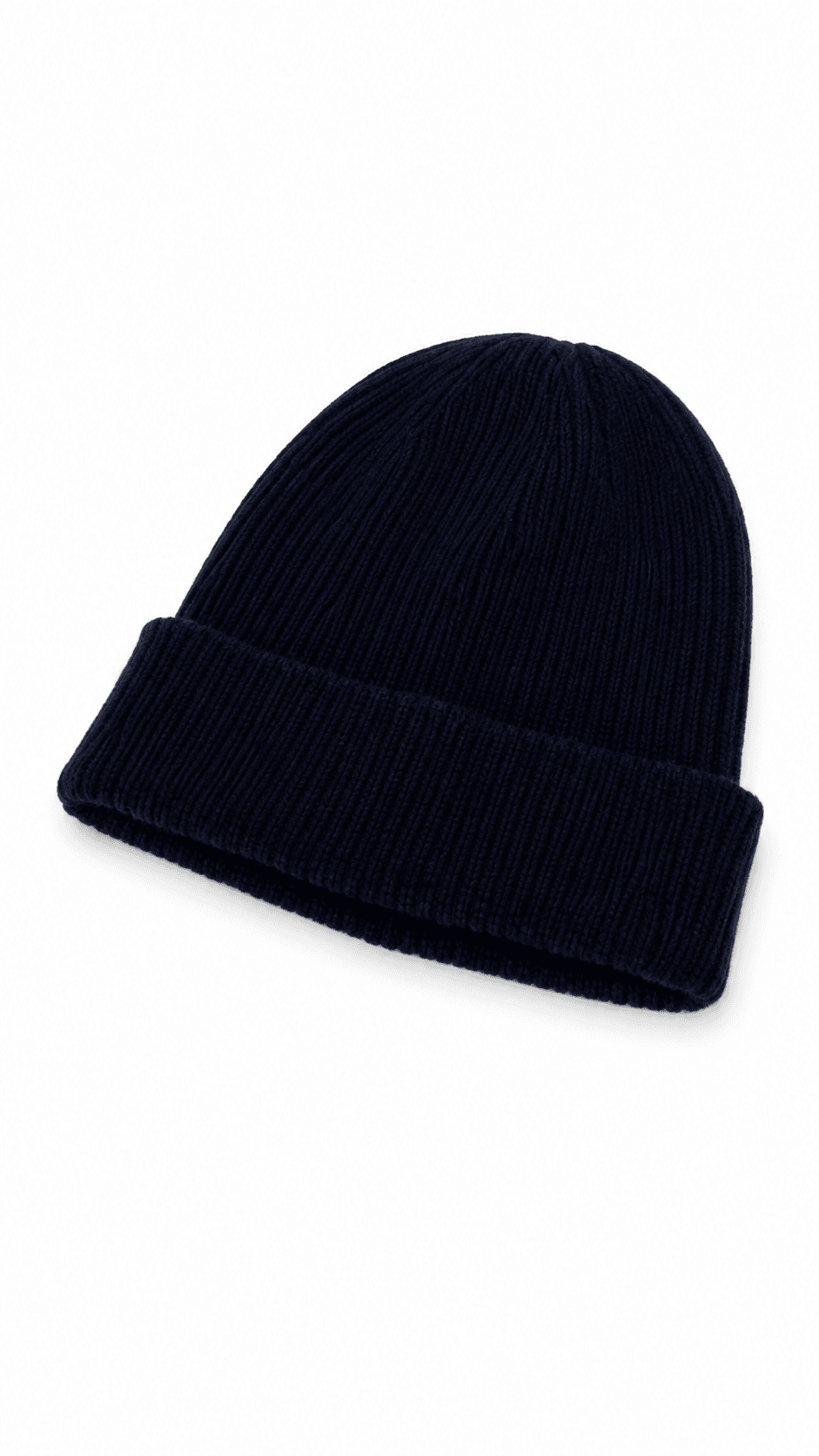 Bonnet PAVEL côtes plates, Noir