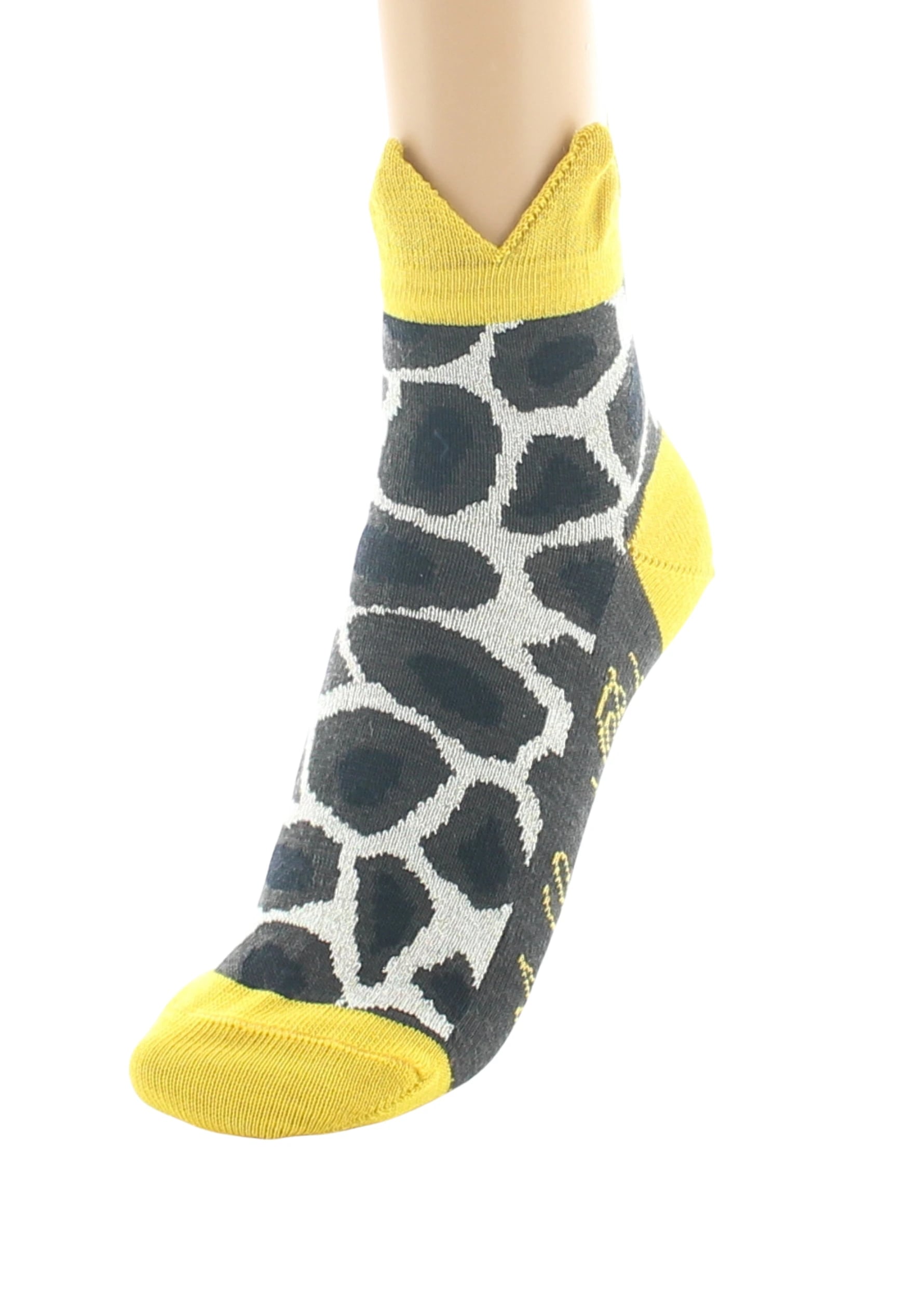 Chaussettes mi-hautes motifs animaliers, Coloris vache