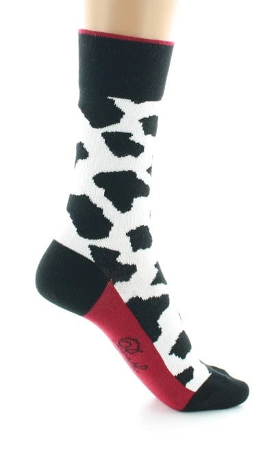 Chaussettes hautes  coloris vache, Coloris vache