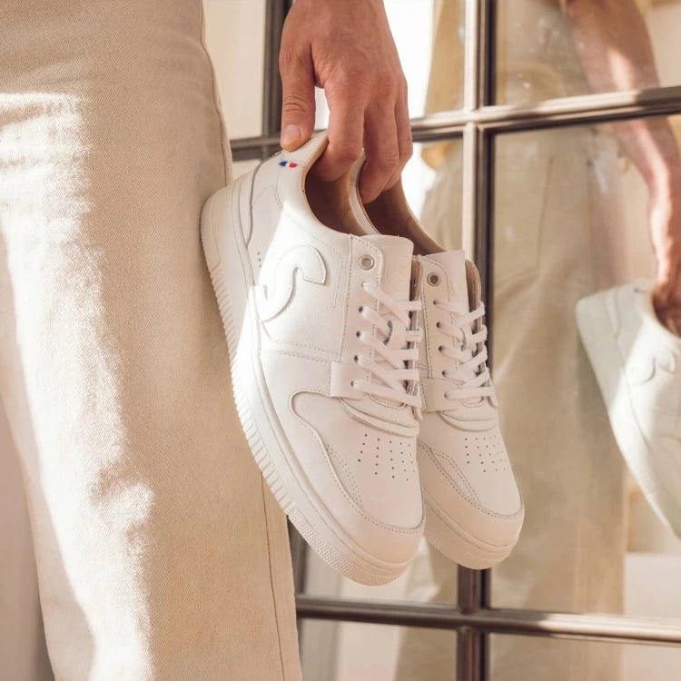 Basket basse Bellis, Blanc/Blanche