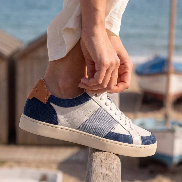 Basket basse HIBA, Denim