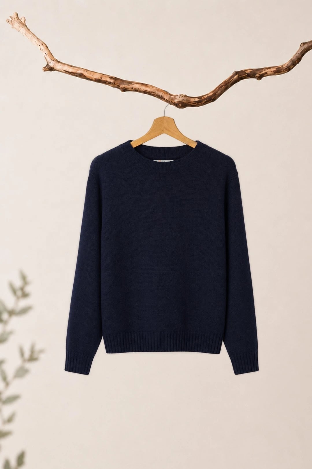 Valeur Ajoutée Pull PARIS col rond, Marine