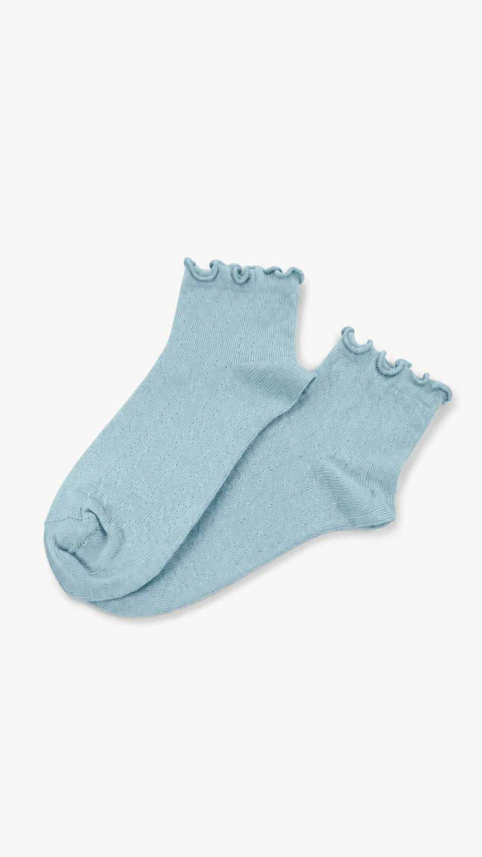 Chaussette pointelle Valeur Ajoutée, Bleu