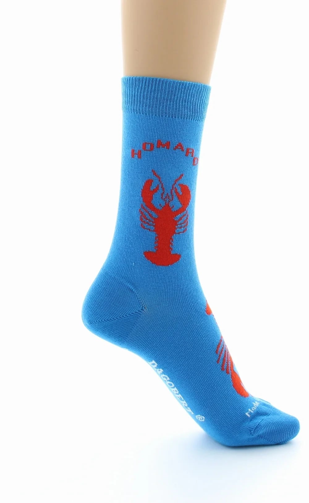 Dagobert Chaussettes motif homard, Turquoise