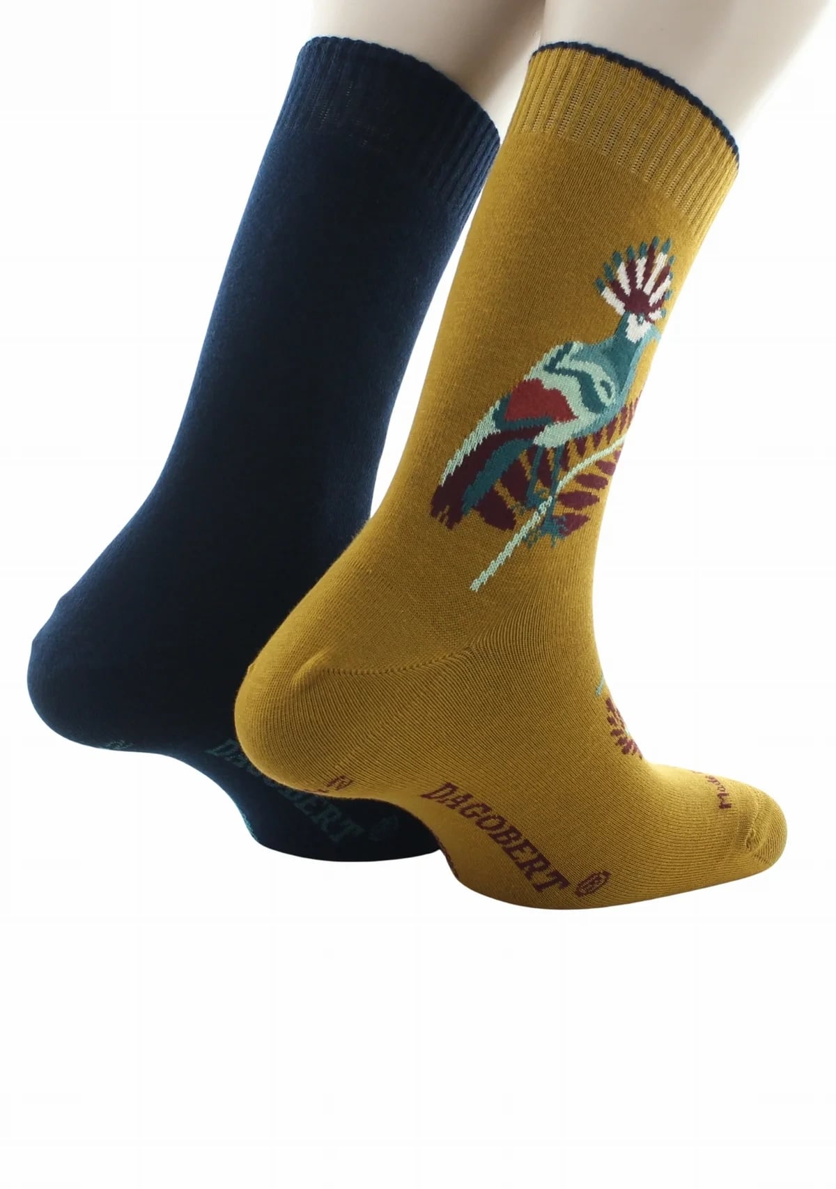 Dagobert Chaussettes réversibles colibri, Moutarde