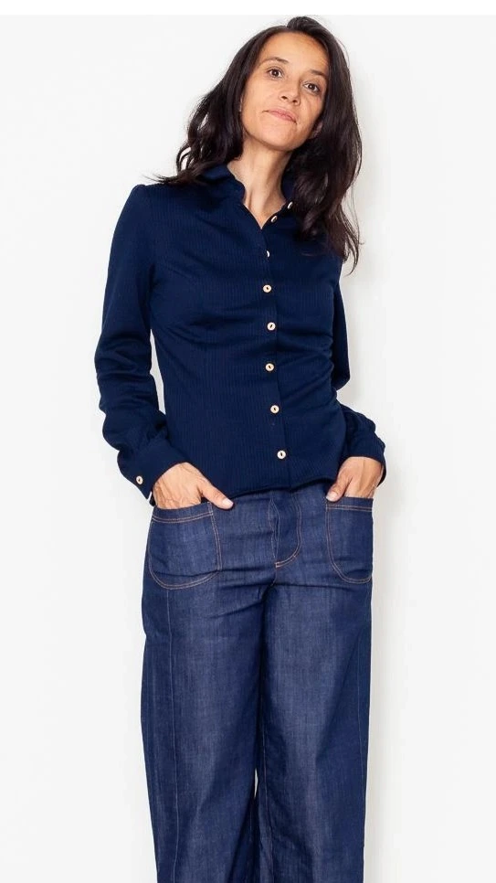 Chemise EMILIE en maille de coton