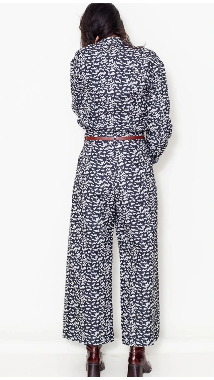 Pantalon large LOU imprimé Léopold