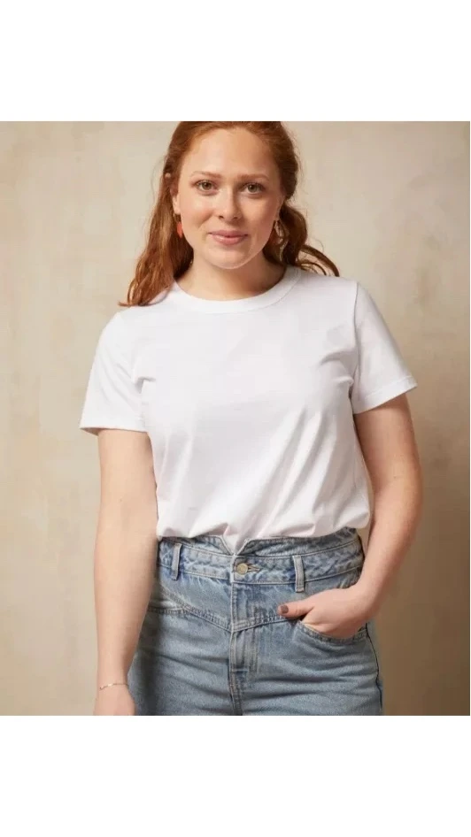 Tee-shirt GABY col rond manches courtes