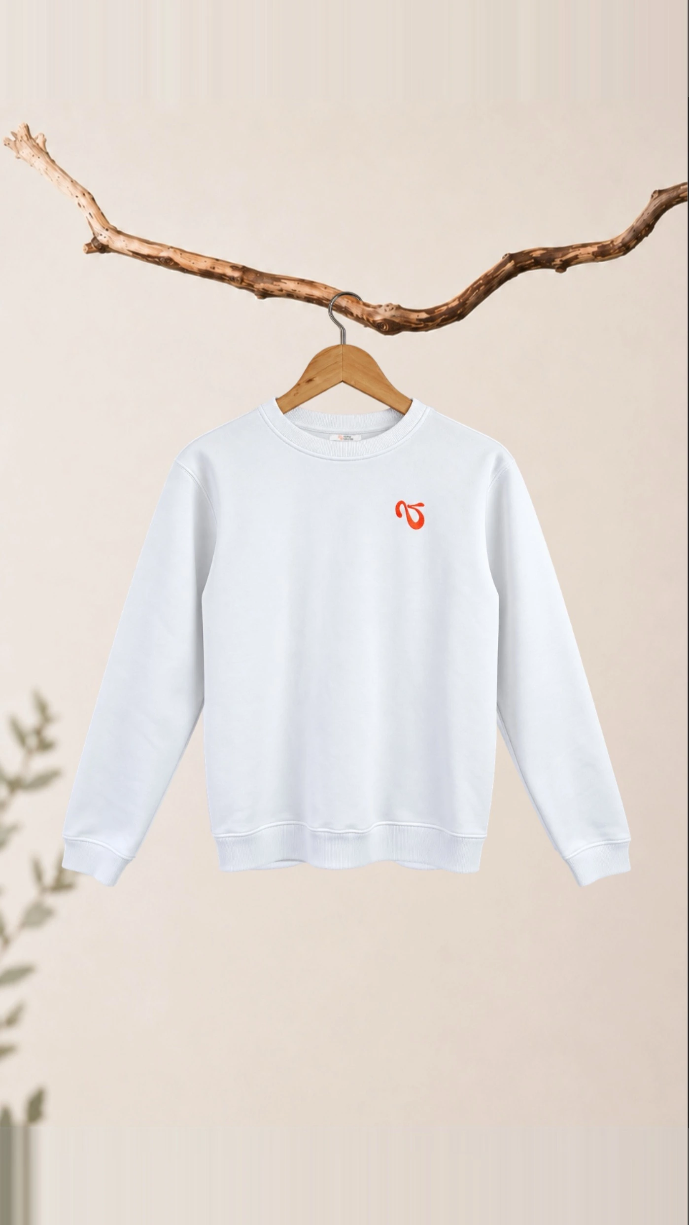 Sweat col rond molleton gratté