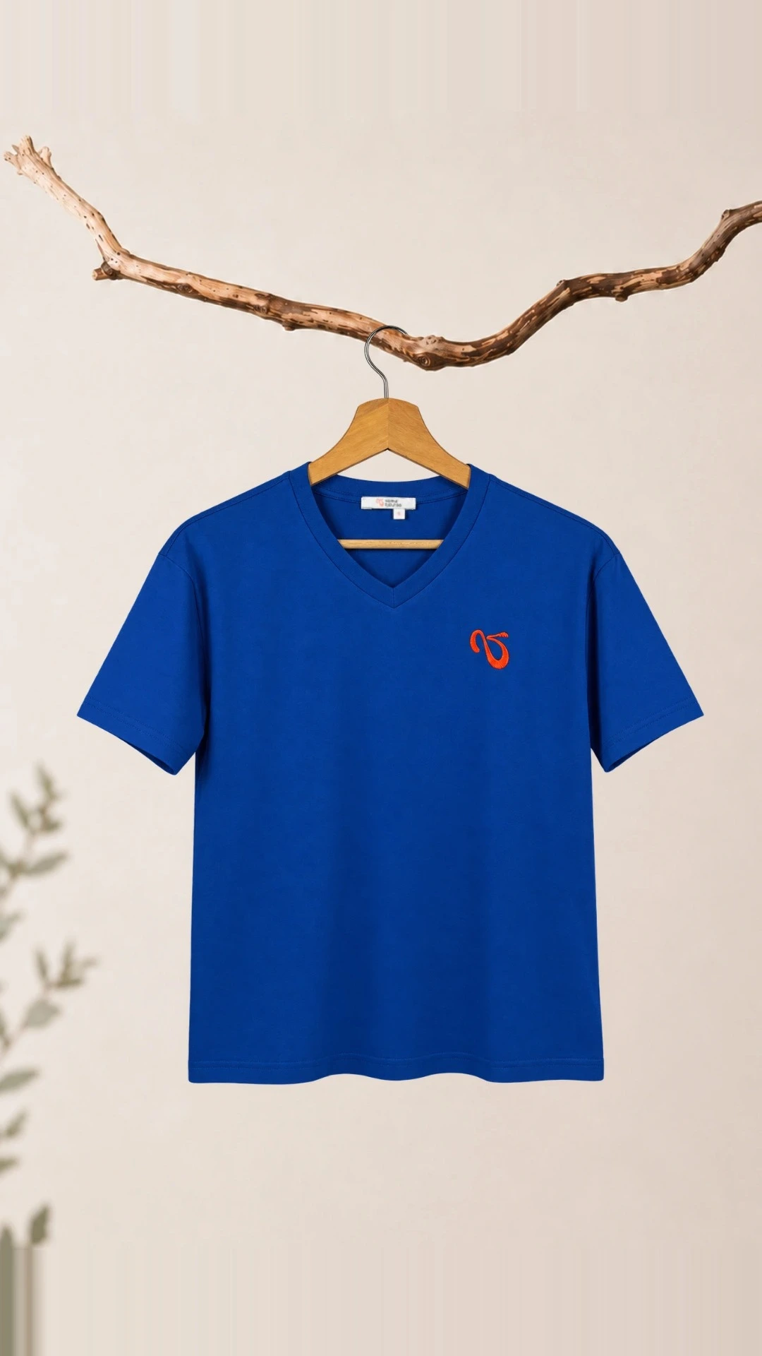 Tee-shirt col V jersey manches courtes