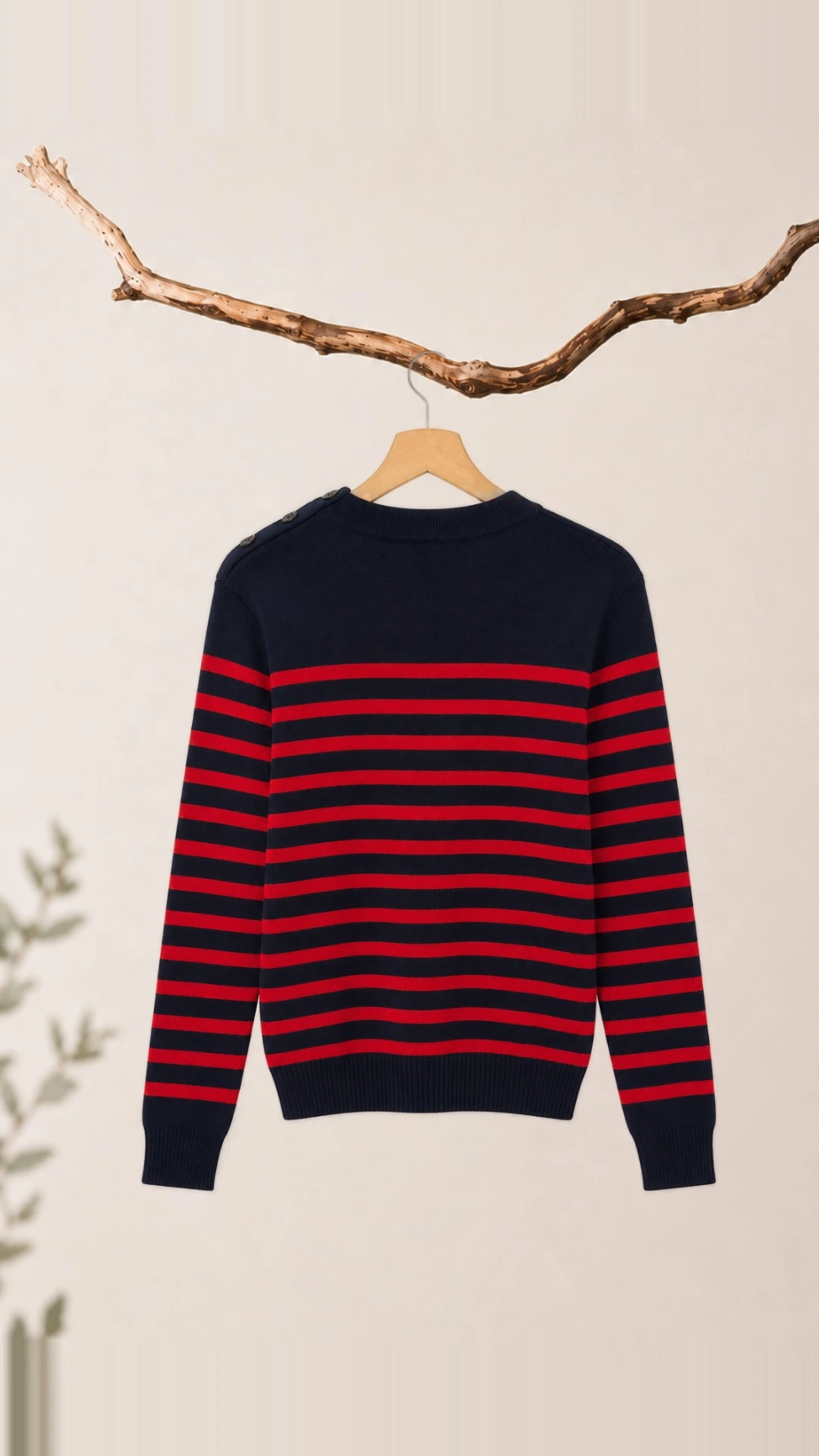 Pull GRENOBLE boutonné épaule