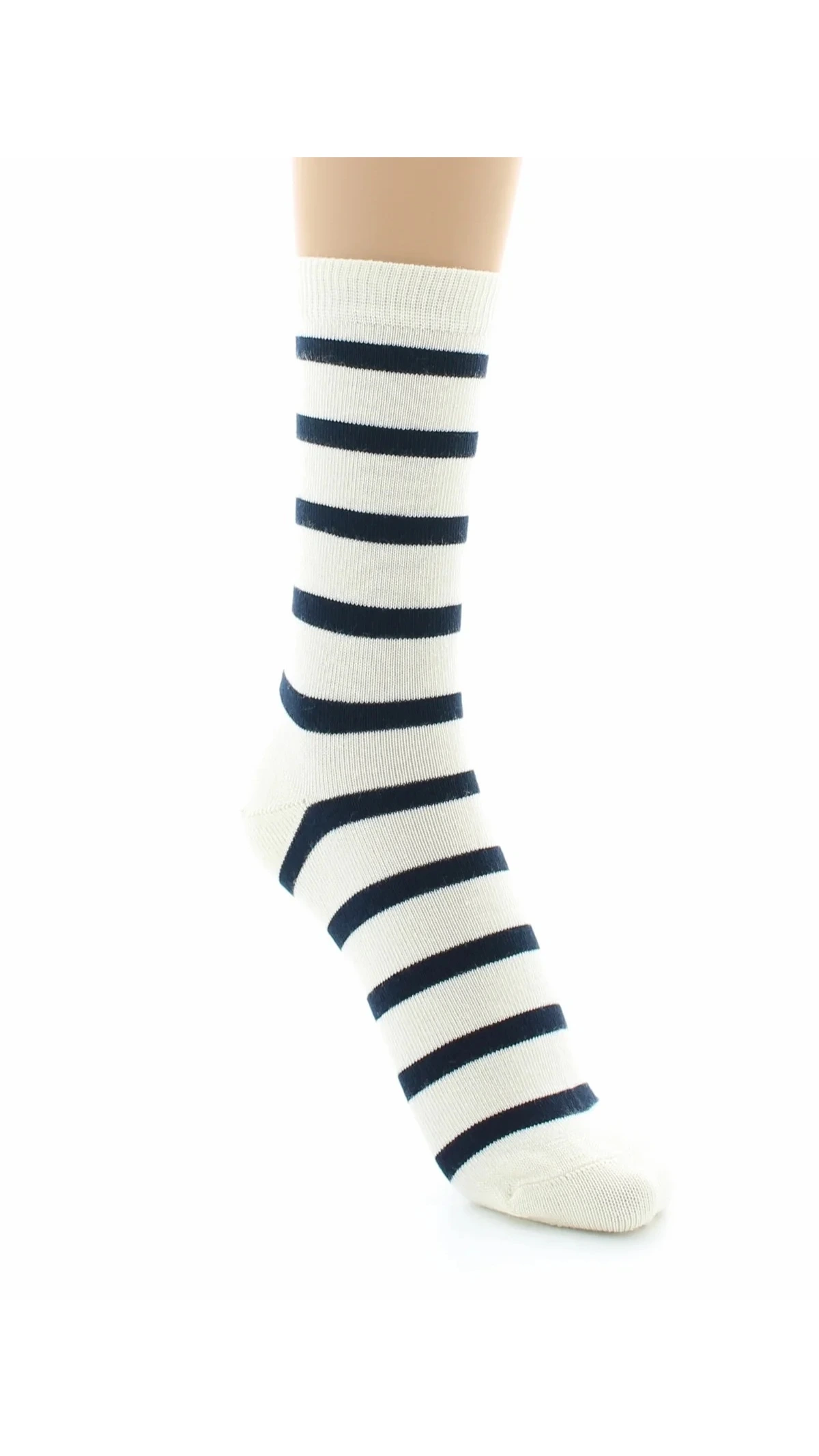 Chaussettes mi-hautes rayées