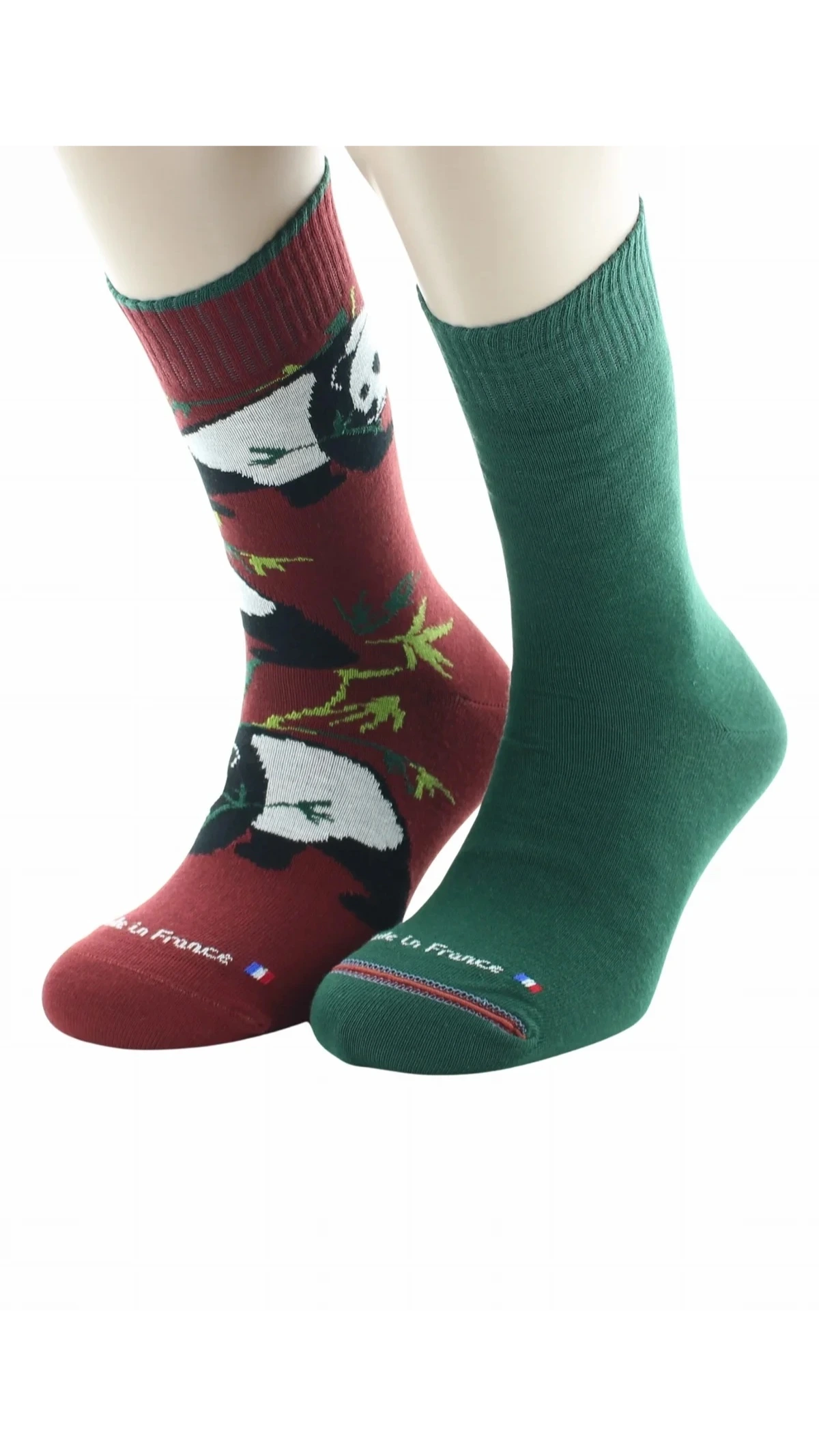 Chaussettes  réversibles panda